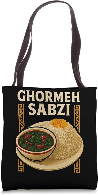 Ghormeh Sabzi Persian Stew with Saffron Rice Tote Bag