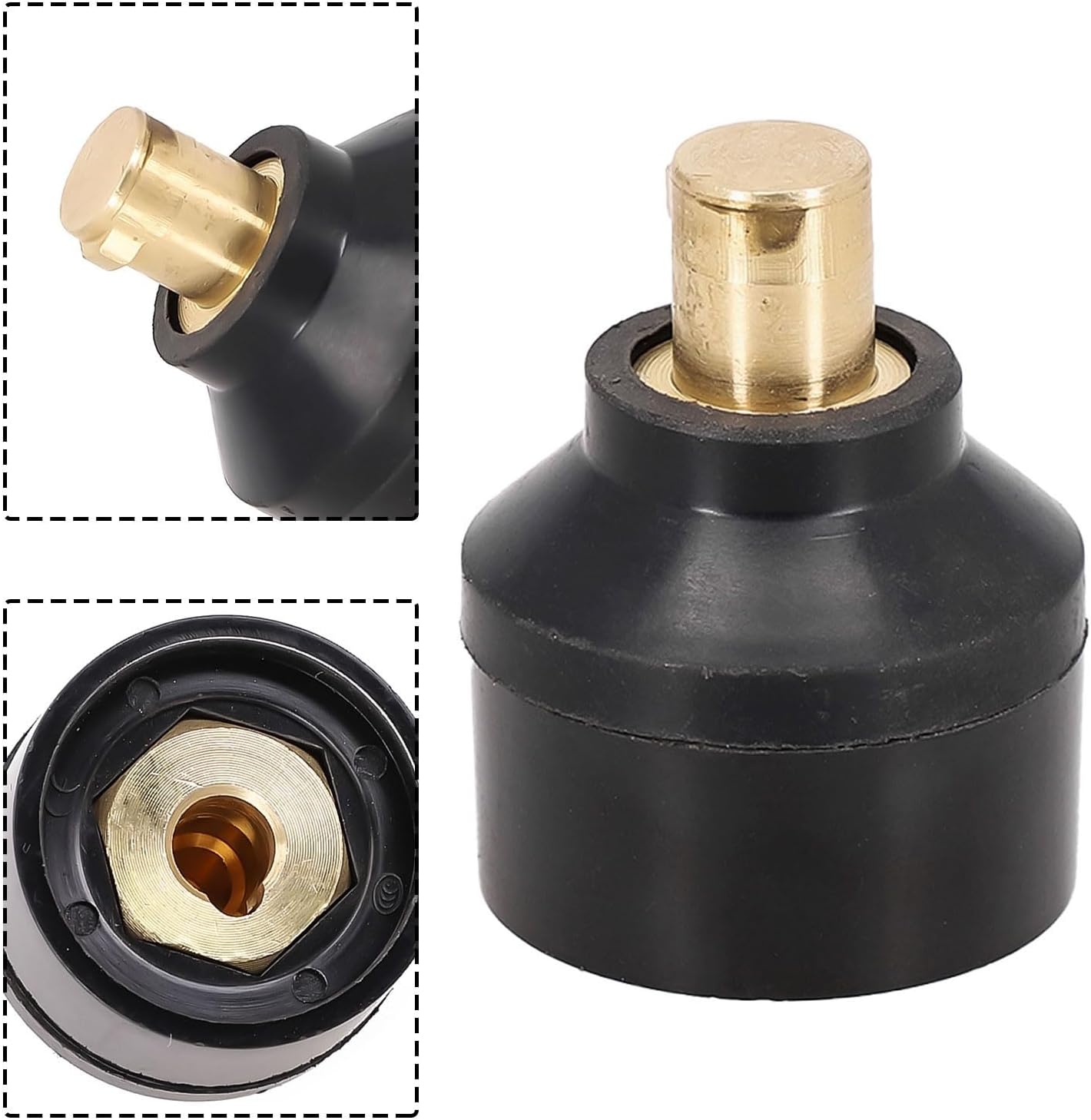 TIG Torch Connector Adapter, Convert 10-25(9mm) To 35-50(13mm) for TIG Welding Torch