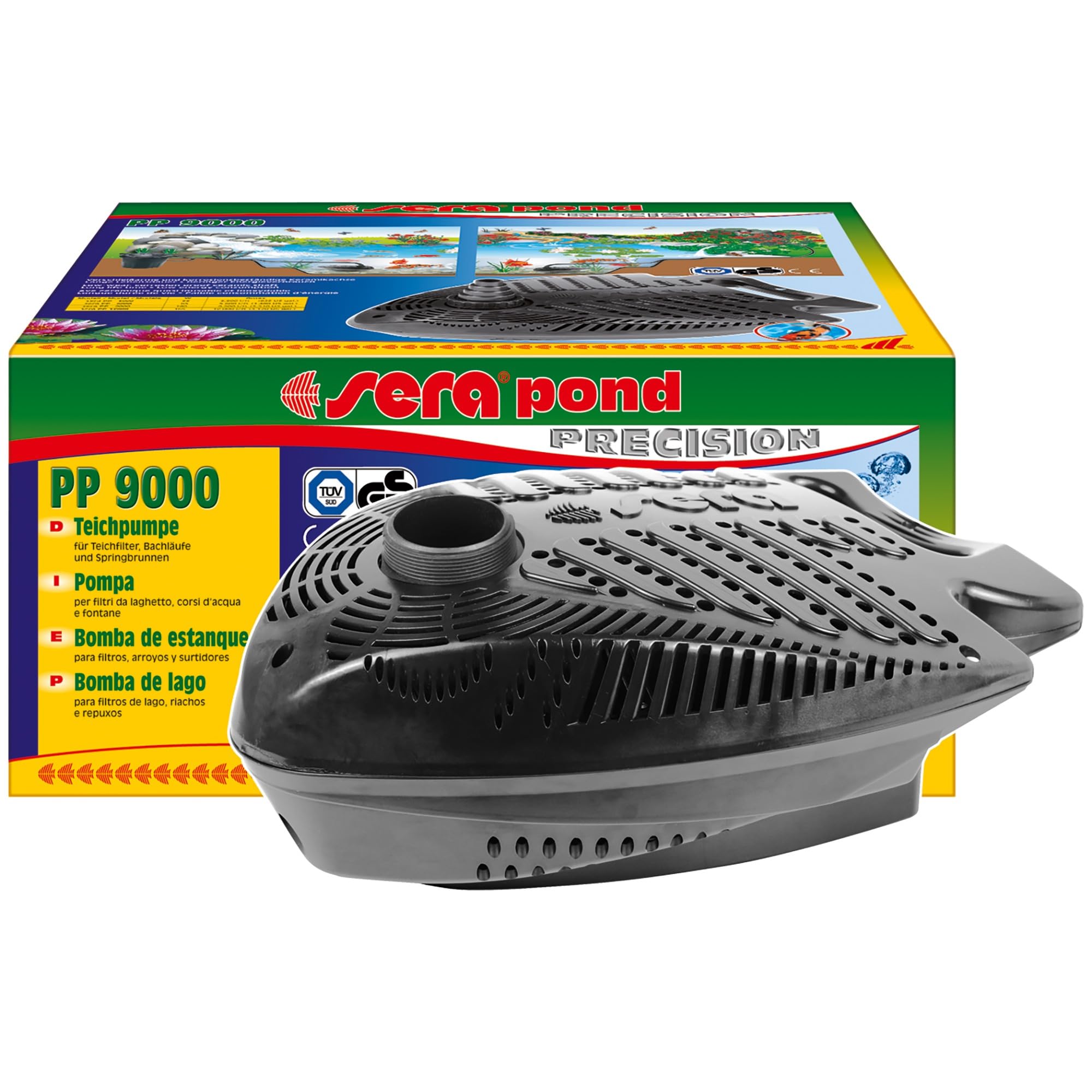 sera pond pp 9000 | bombas de estanque sera pond PP - bombas para estanques | con protección contra el funcionamiento en seco