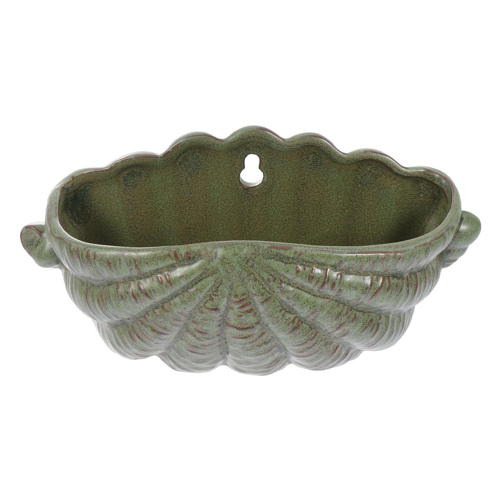 Pot en céramique bleu vintage fait pour valoriser les succulentes et plantes intérieures