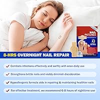 Vista 3 de Parches de uñas, parches de uñas de 21 piezas para uñas de los pies, parches de tratamiento de uñas extra fuertes, yesos de uñas extra fuertes de 8
