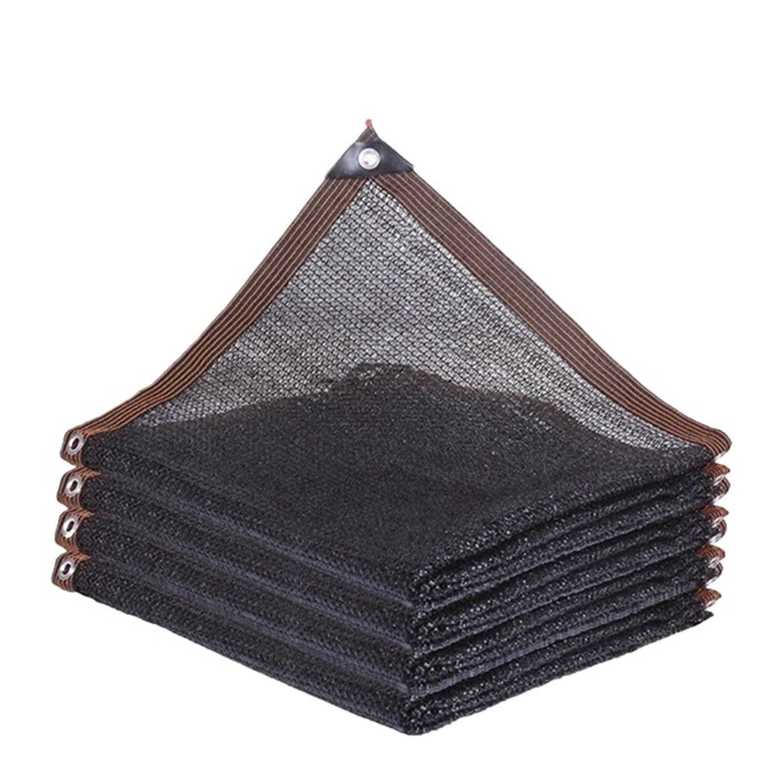 Red de sombra para jardín con protección UV y malla exterior gris