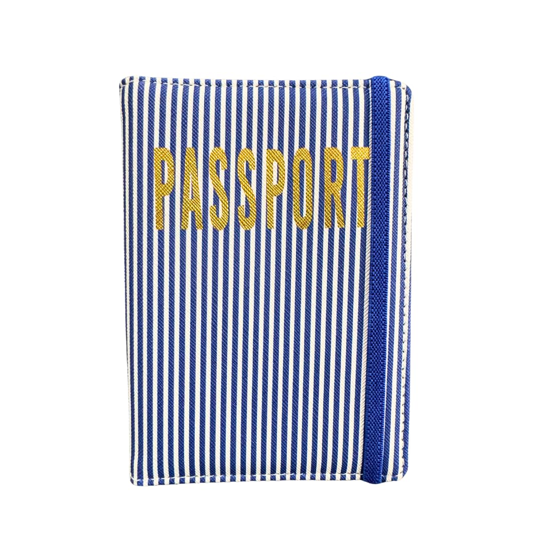 Passport Holder for Travel - Stylish & Durable Passport Cover - Passport Case with Card Slots (5.5x4 inches), Navy, Passport Holder-image-8