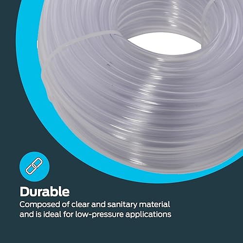 Miniatura 27 de EZ-FLO - Tubo de vinilo transparente de PVC de 1/2 pulgada de diámetro interior (5/8 pulgada de diámetro exterior), 50 pies de longitud, 98623
