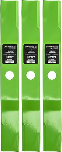 8TEN LawnRazor - Juego de cuchillas para Kubota B1550 B1750 F2560E 60 pulgadas cubierta 70000-25001 76539-34330 K5651-34340 (alta elevación)