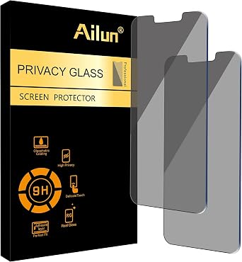 Ailun iPhone 14 Plus/iPhone 13 Pro Max [6.7 Inch Display] Privacy Screen Protector 2 Pack and Camera Lens Protector for iPhone 13 Pro 6.1 & iPhone 13 Pro Max 6.7