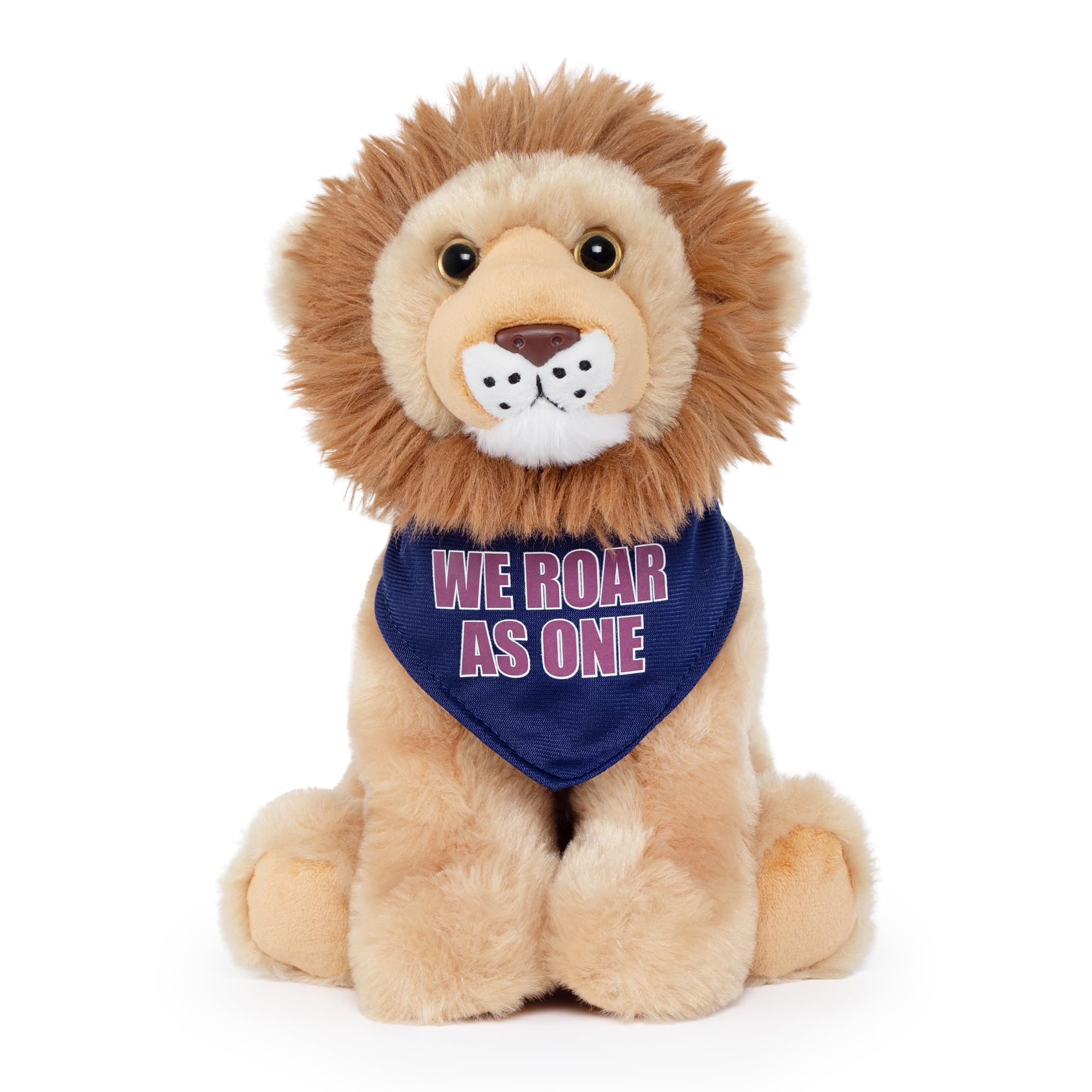 Official Scotland Lion Toy Plush with Bandana "We Roar As One" - Football Supporter Mascot & Gift for Tartan Army Fans
