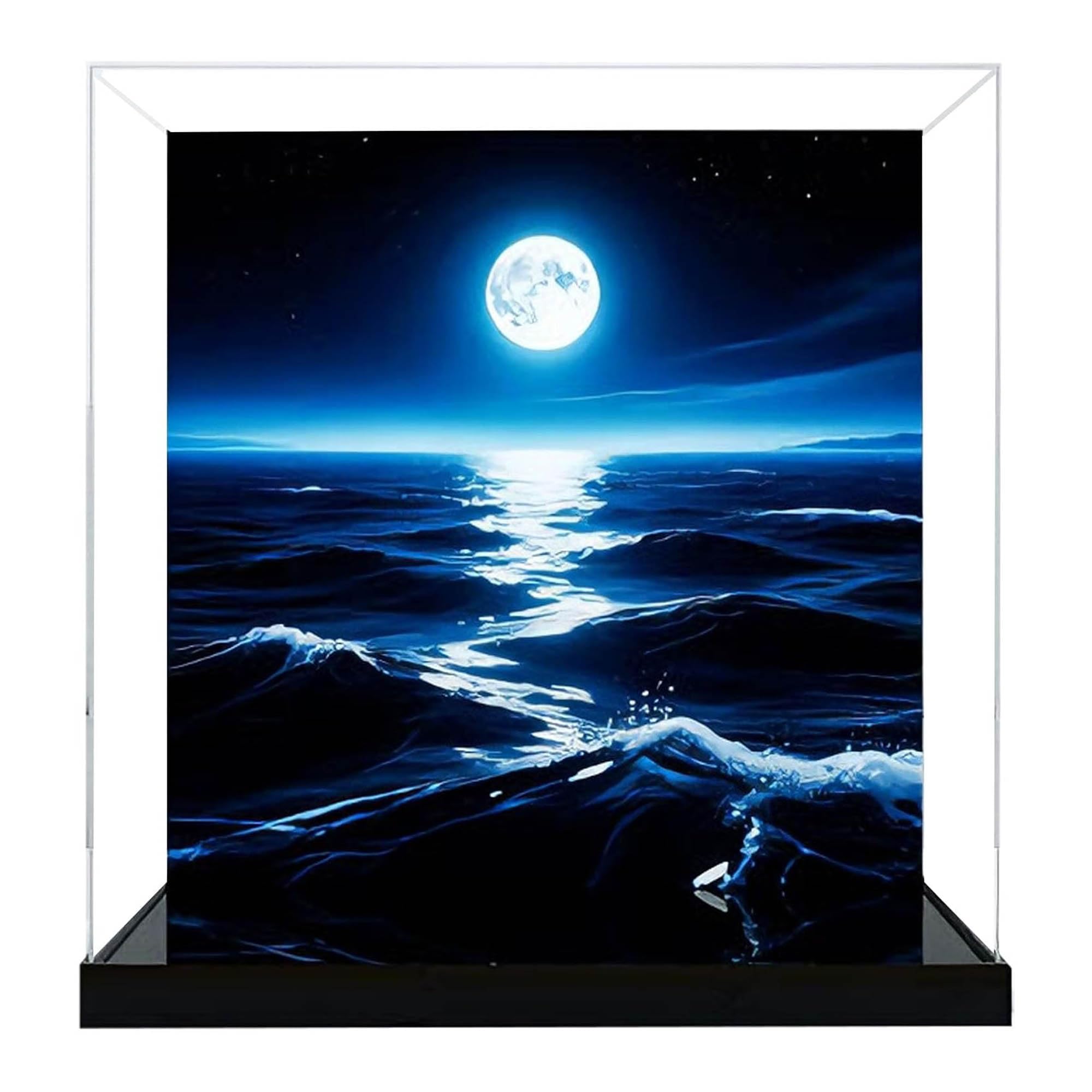 Acrylic Display Case for Le-go 10365 Model (Back spray B)