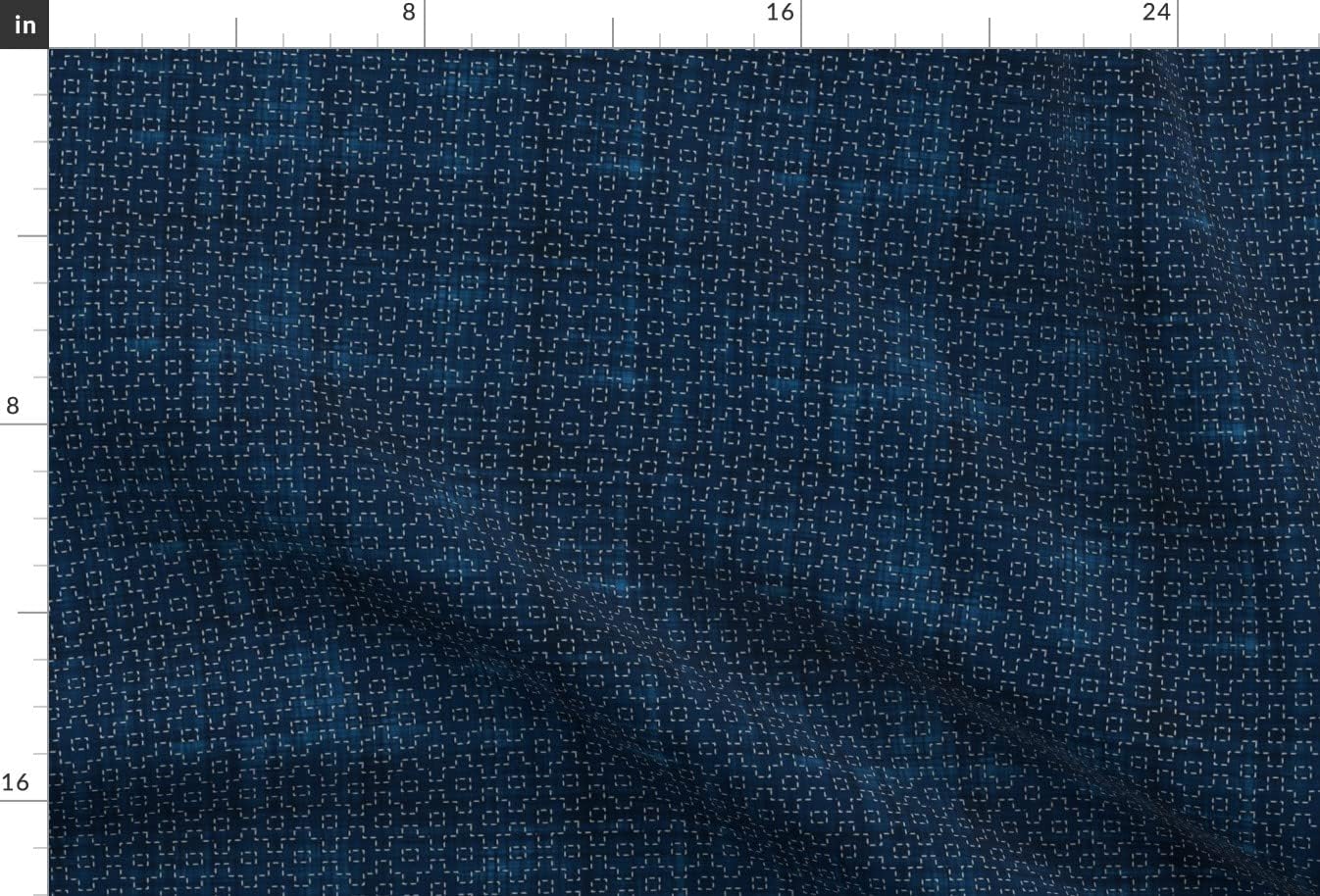 Spoonflower Fabric - Sashiko Japanese Traditional Origami Geometric Printed on Minky Fabric by The Yard - Sewing Baby Blankets Quilt Backing Plush