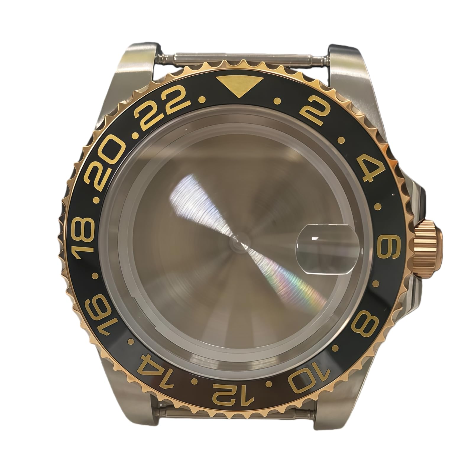 Ersatz Uhrengehäuse Set 41mm Bicolor Roségold Mingzhu 2813 8205 Werk Saphirglas Modding Teile für Rolex Submariner-5 41MM