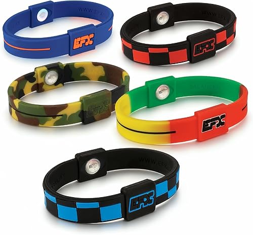 Miniatura 2 de EFX Pulsera ovalada de silicona 100% pura con hologramas programados para equilibrio, resistencia y flexibilidad. Ver tabla de tallas