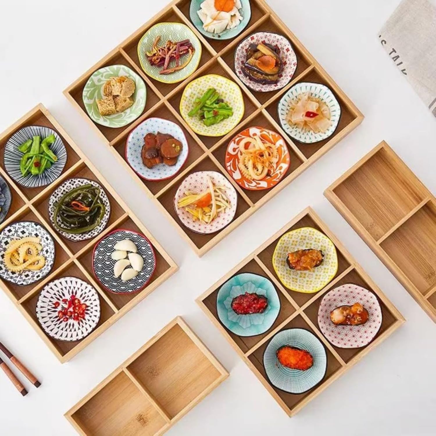 有田焼其泉窯賞美堂布目かぶ絵取り皿中皿楕円5枚セット カジュアル