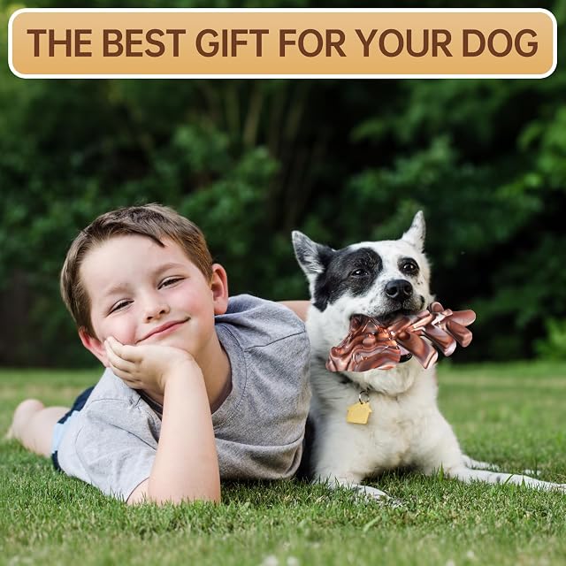 Foto 7 de 7 de ZHVoyage Juguetes Indestructibles para Perros Grandes, Juguetes Duraderos para Perros