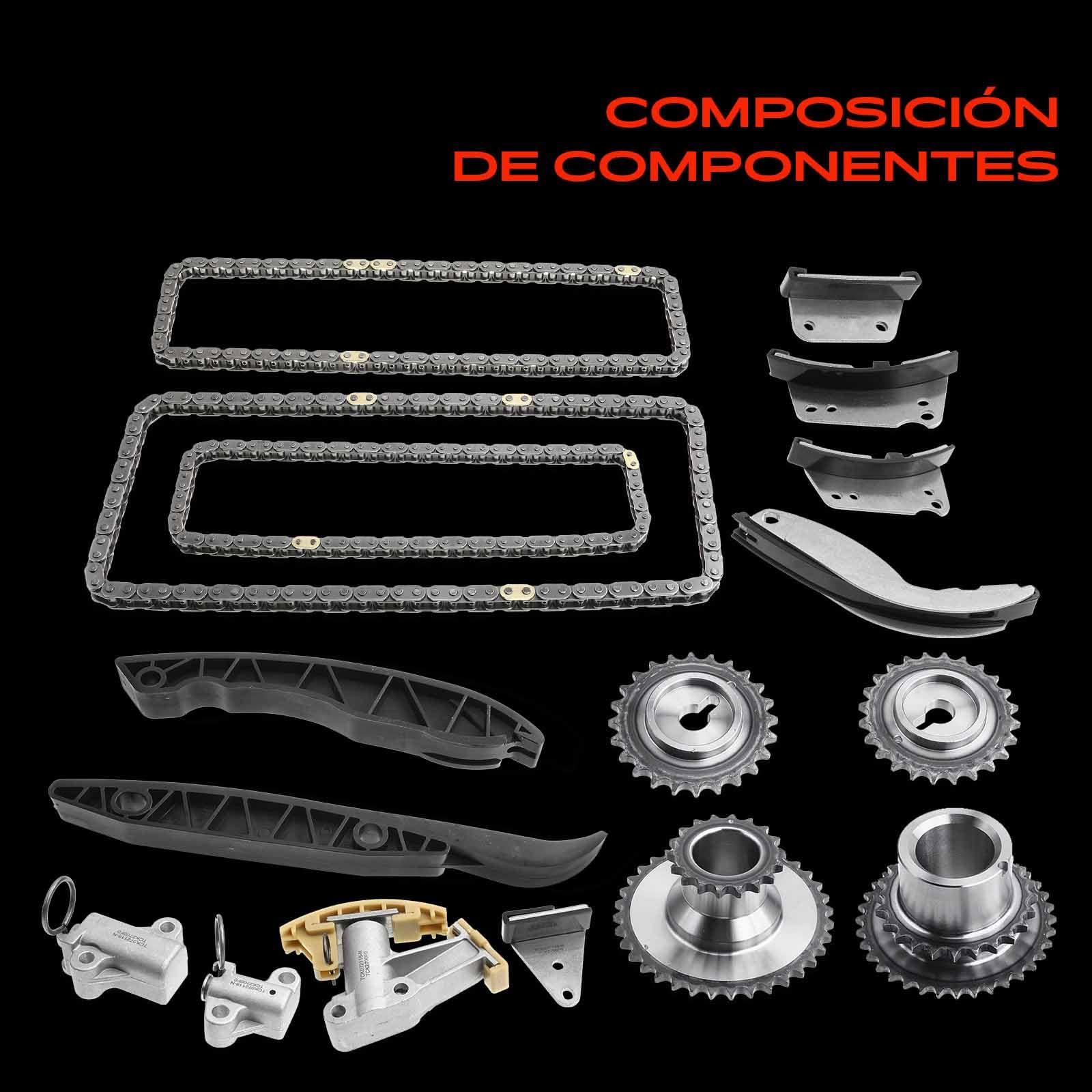 Frankberg Kit de cadena de distribución 23351-4A020 | Compatible con: Caja H-1 A1, Autobús H350, Sorento I JC, H-1 Travel TQ, Plataforma plana/chasis Porter