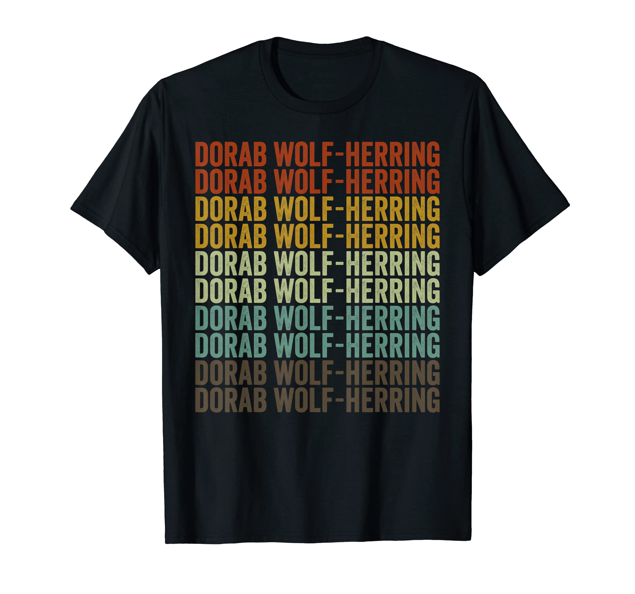 Dorab Wolf-Herring Fish Retro T-Shirt