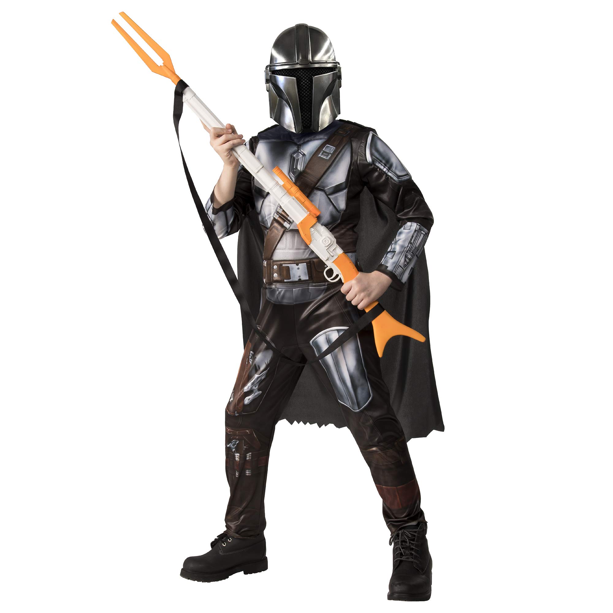 Disfraz infantil oficial de Disney Star Wars The Mandalorian de Rubie's, disfraz infantil, talla M, de 7 a 8 años