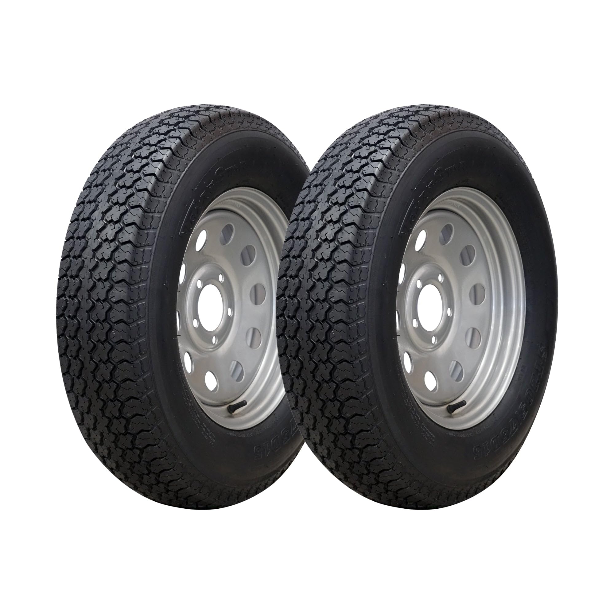 Amazon.com: Pair of ST205/75D15 Bias Trailer Tire and Wheel