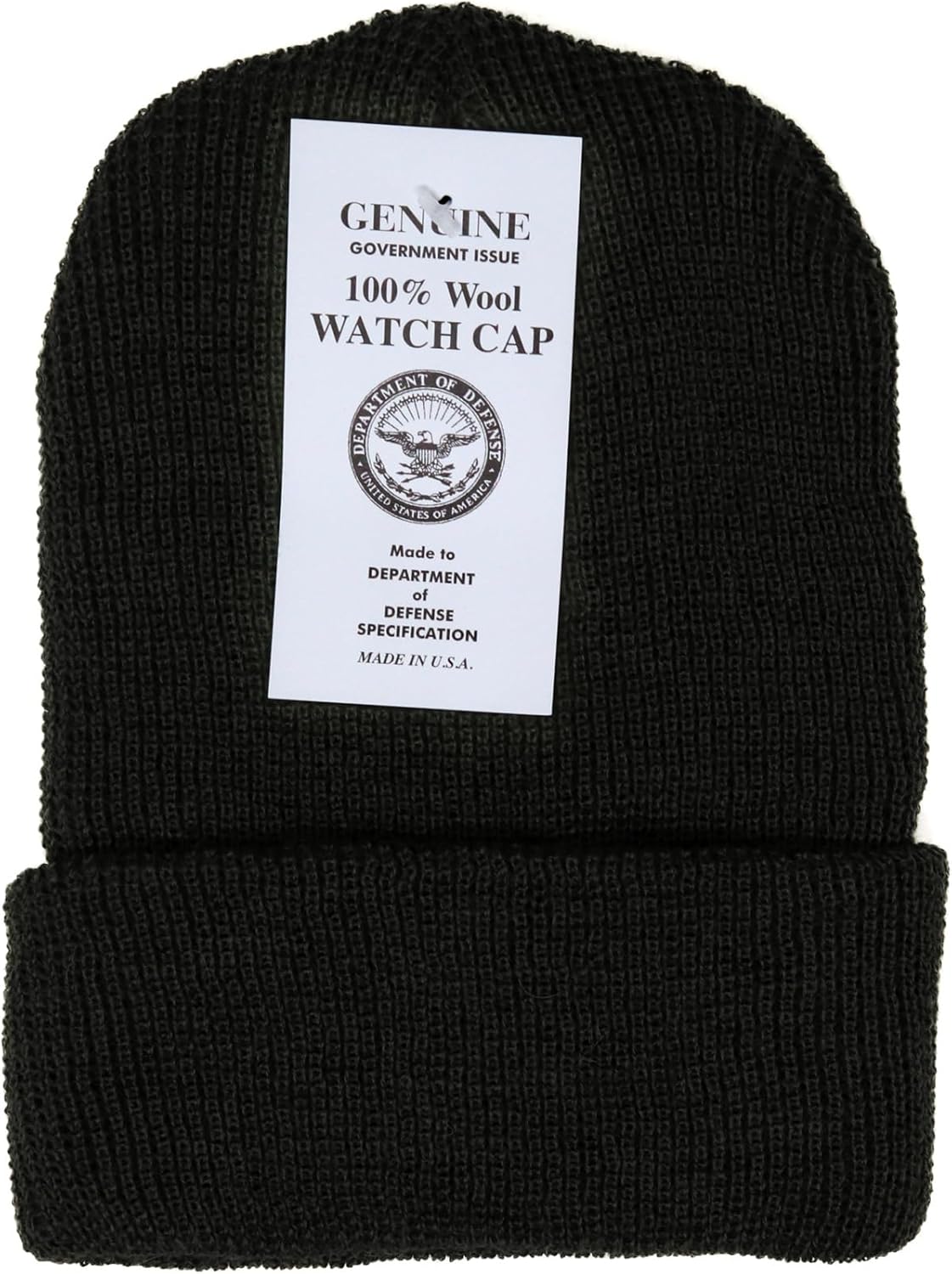 Genuine GI 100% Wool Military Watch Cap (4 Pack)
