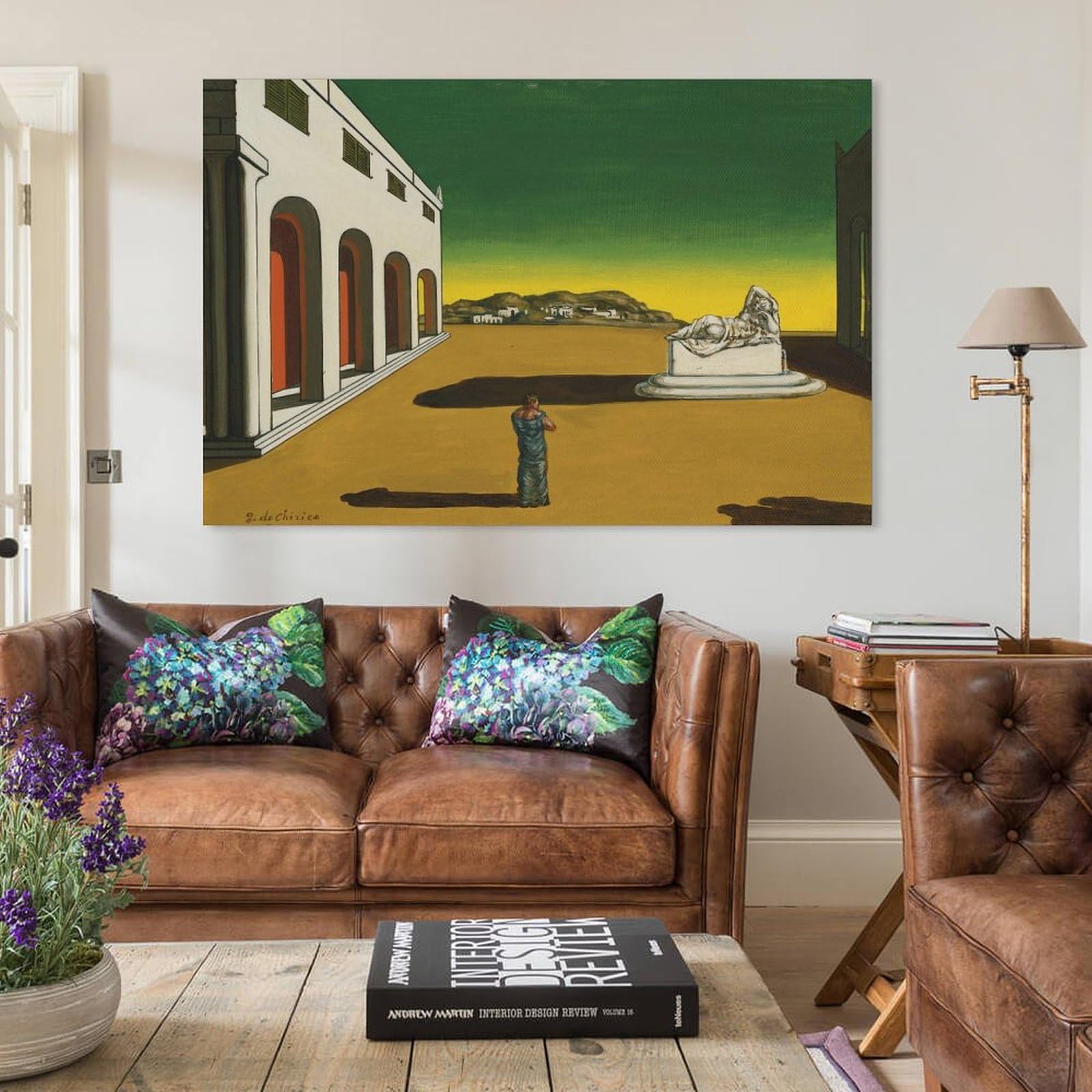 Amazon.co.jp: 画家 ジョルジョ・デ・キリコ 形而上絵画 秋の瞑想