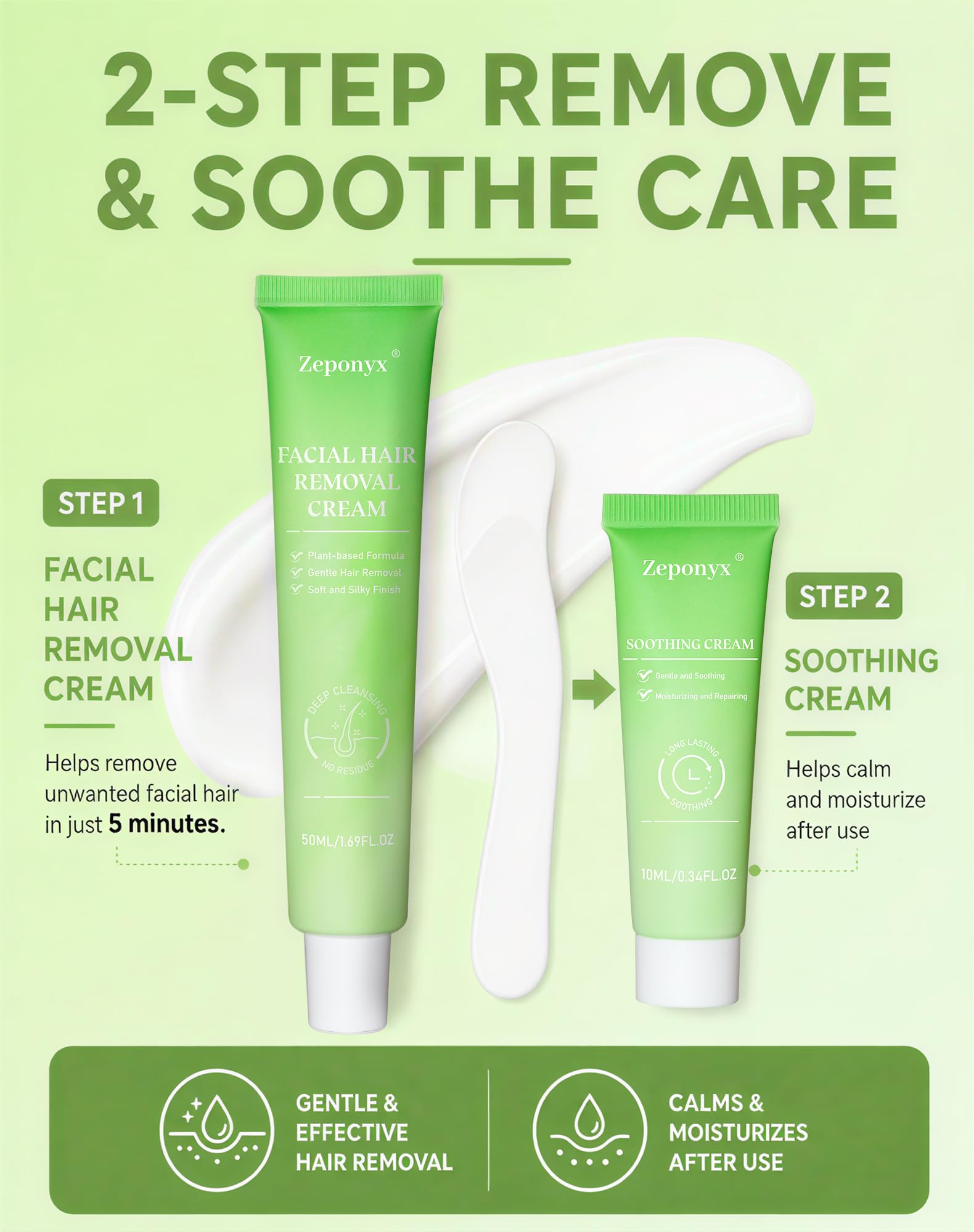 5-Minute Facial Hair Removal - Painless & Smooth! -4