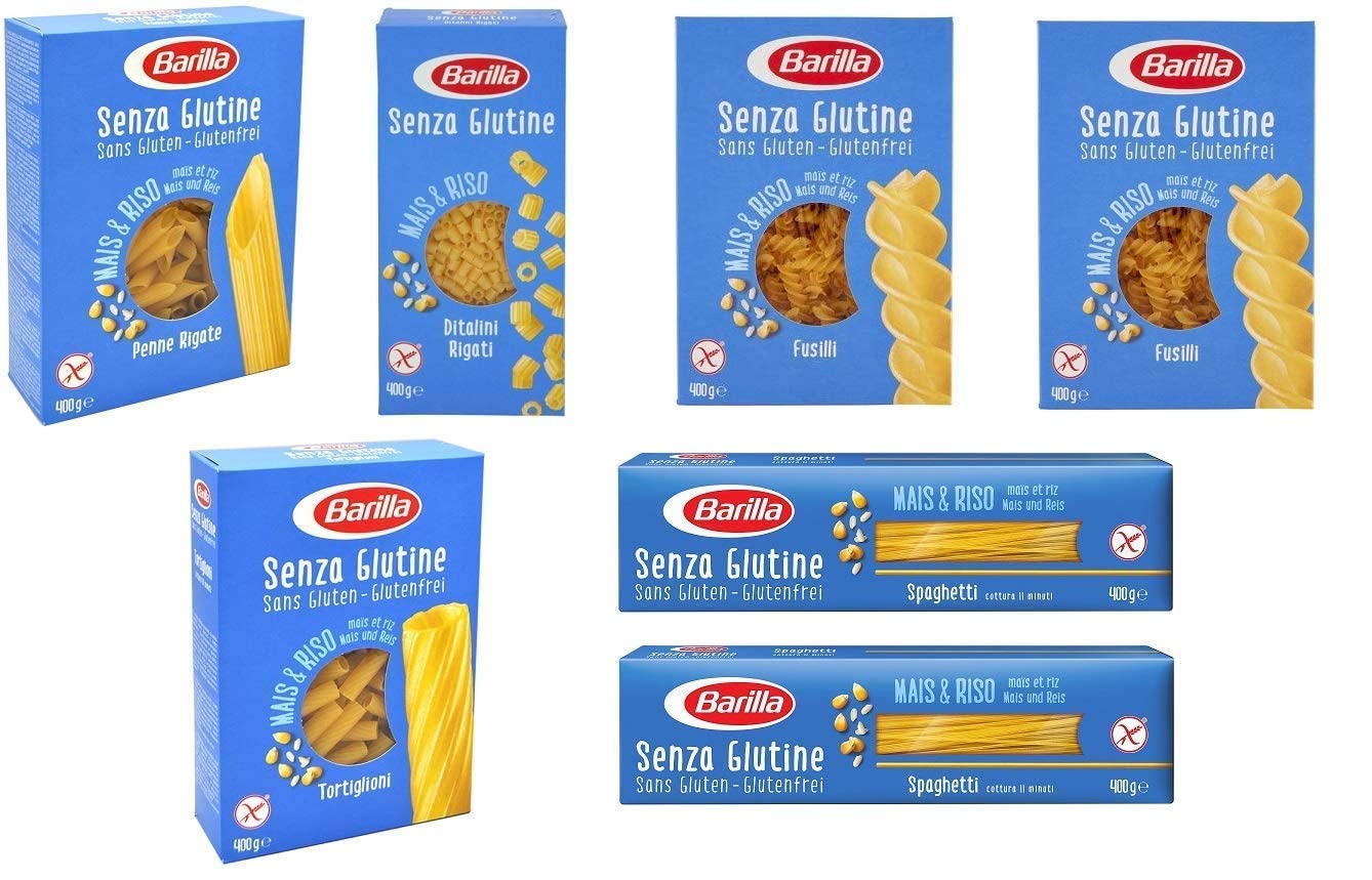 Confezione di prova Barilla senza glutine pasta senza glutine, 7 x 400 g