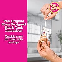 Vista 2 de Spatty Brillo de labios y mini espátula de maquillaje (paquete combinado rosa de 6 pulgadas) Shark Tank Mom Made Scrapes Last Drop de lápiz labial