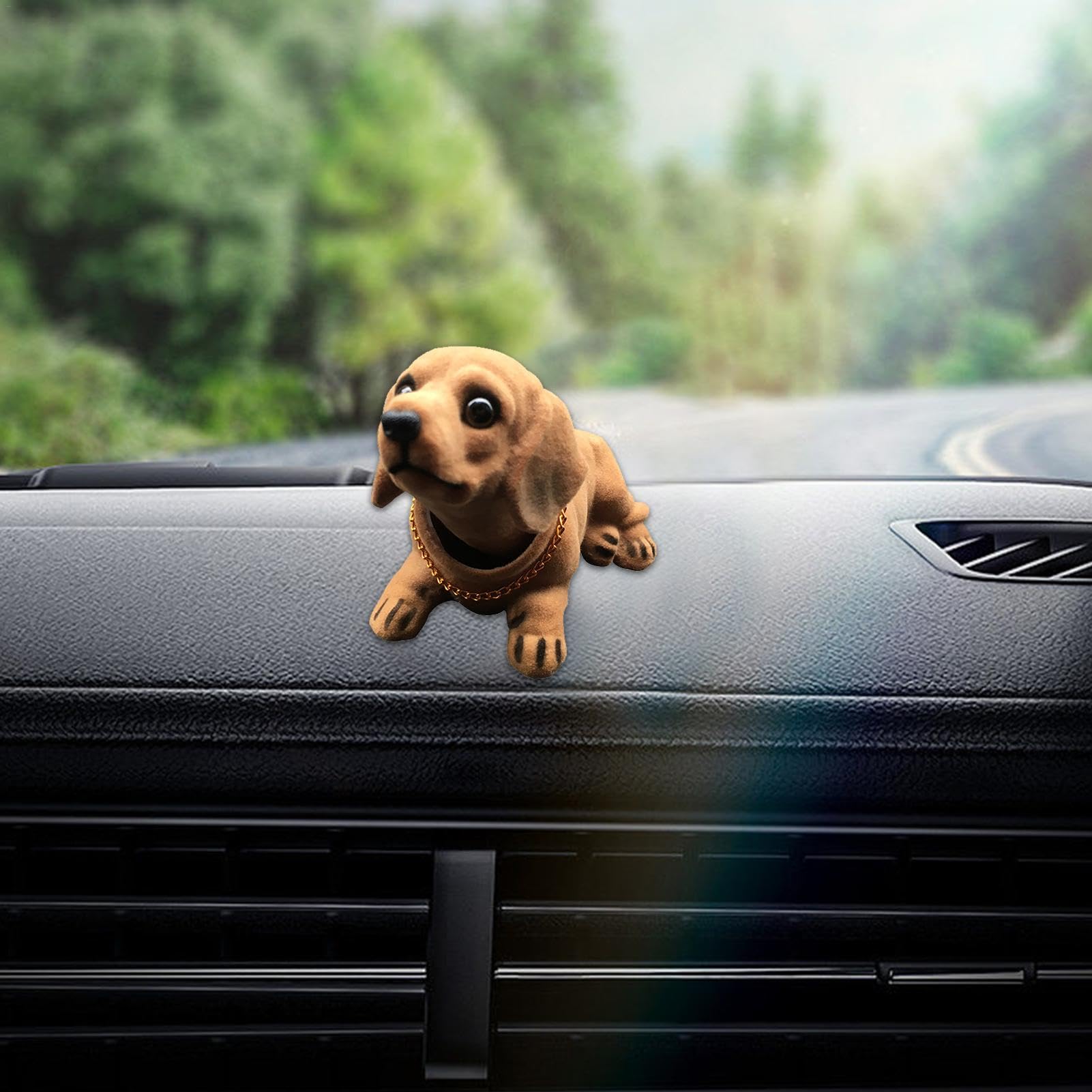 Ornement de Voiture Chien Tremblant - Poupée Chiot... – Grandado