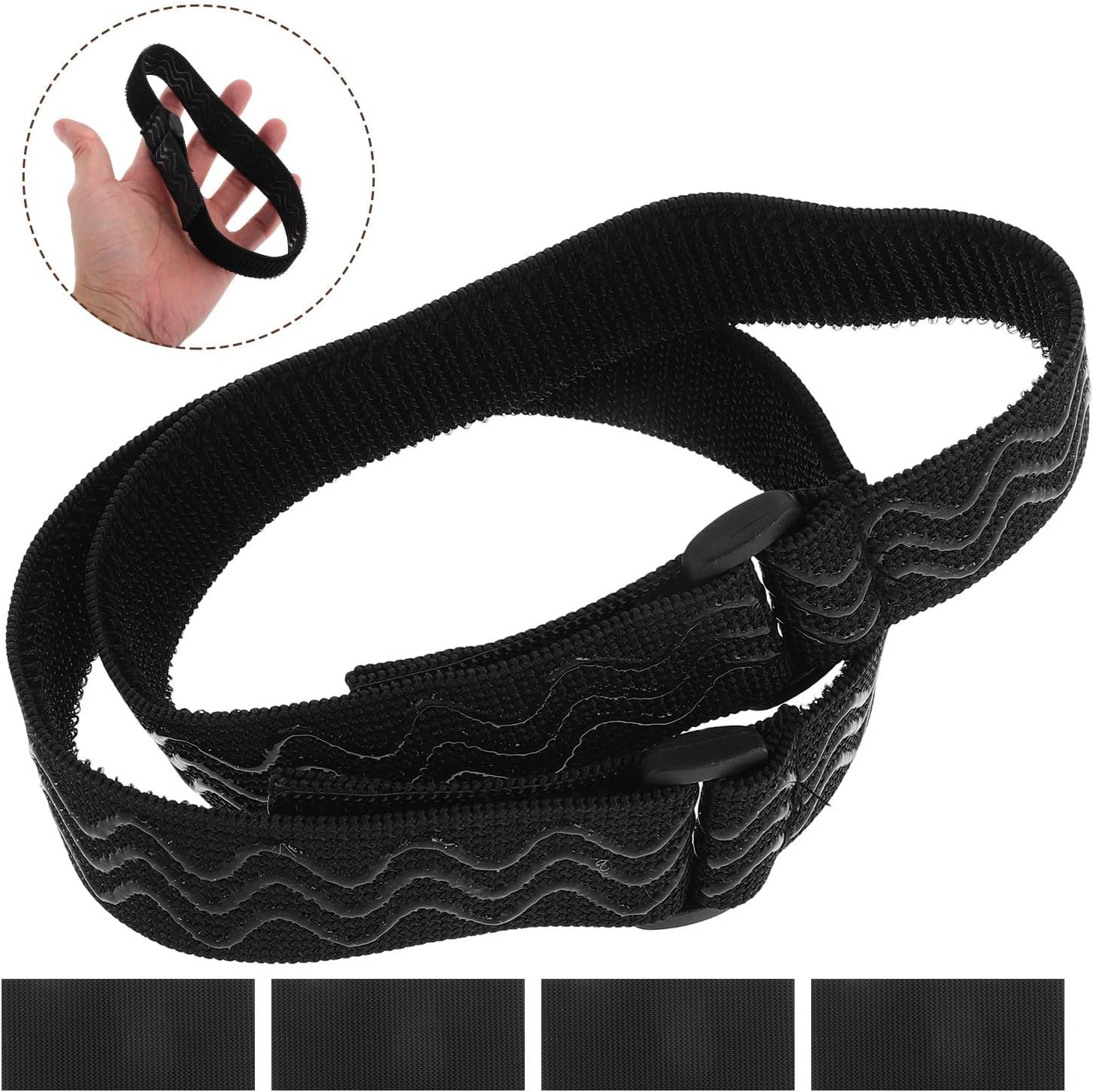 2pcs Women Boot Fixing Straps for High Knee Boots, Adjustable 40cm