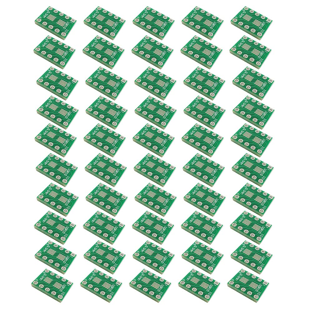 50 Pezzi Adattatore Piastra SOT23 MSOP 10 UMAX Turn Dip 10 Piastra di Adattamento 0,5mm 0,95mm Pitch