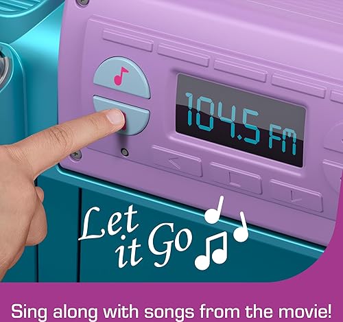 Miniatura 4 de Power Wheels Jeep Wrangler de Frozen de Disney de 12V vehículo para niños preescolares de 3a 7años