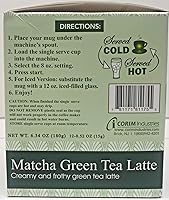 Vista 2 de Té verde Matcha con leche, 48 tazas individuales