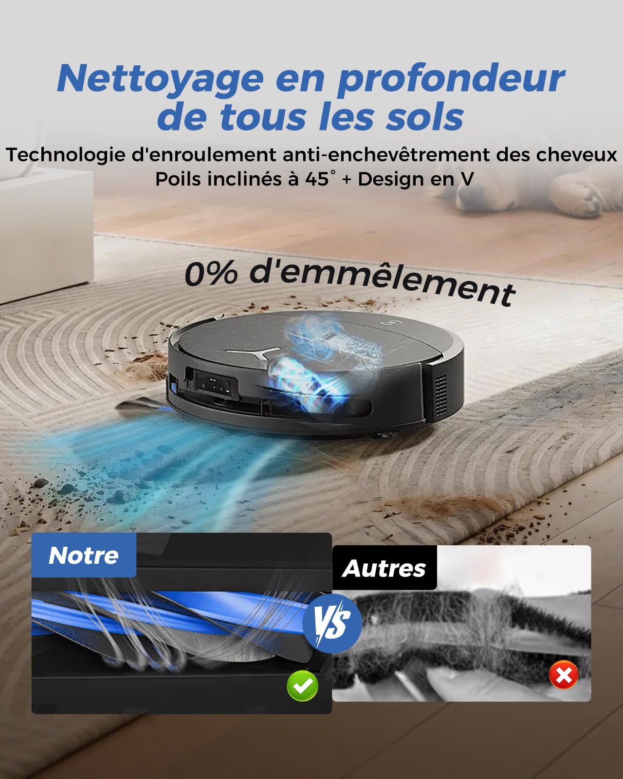 Yivy T90 Pro Omni Accessoires pour ECOVACS DEEBOT T90 Pro Omni/T90 Omni/X12 Pro Omni, 23 Pièces de Rechange pour ECOVACS T90: 1 Brosse Principale, 2 Brosse à Rouleau, 5 Sacs à Aspirateur, 6 Filtres