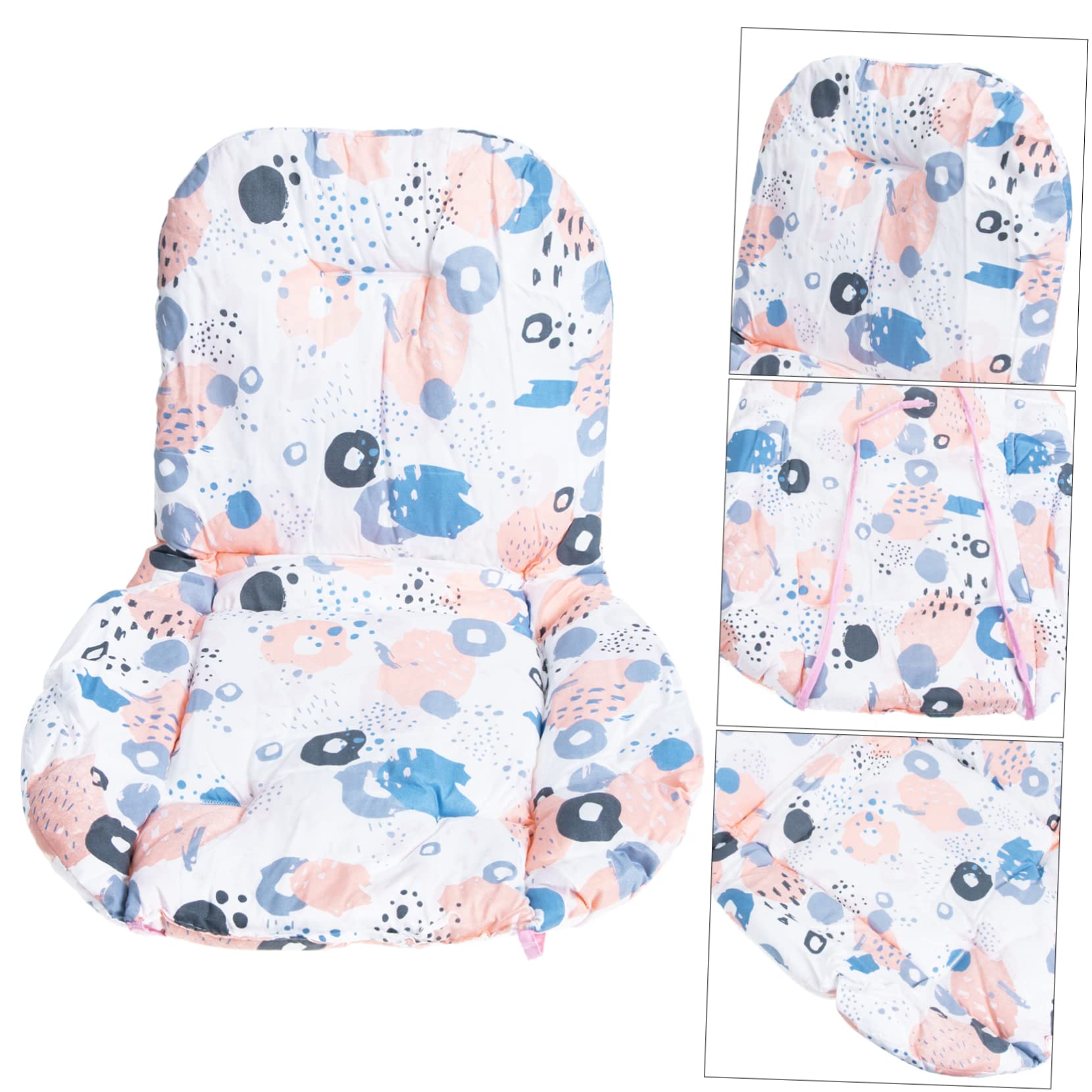 Beatifufu Stroller Cushion Cotton Padding for Pram Pad Posture Correction for Daily Use