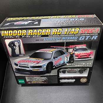 Amazon.co.jp: インドアレーサーRC 1/43 SPEC-1 カストロール・ニスモ