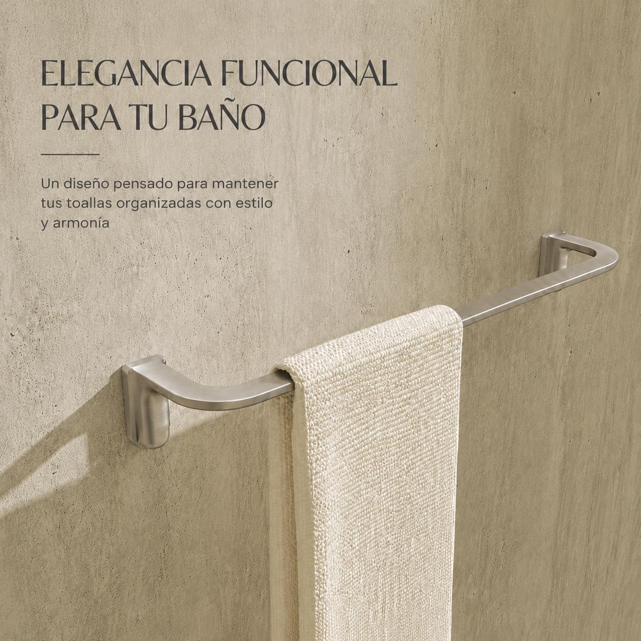MEDIMEX Set Accesorios Baño 4 Piezas, Juego Completo de Baño | Renueva tu baño con un diseño uniforme y funcional que aporta orden, comodidad y un acabado moderno a tu espacio.