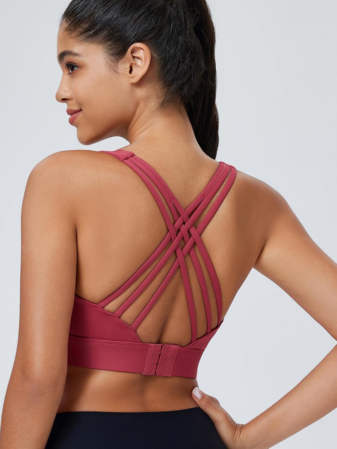 High Impact Sports Bra for Women High Support Molded Cups Strappy Women’s Sports Bra for Workout,Training and Running - Image 3