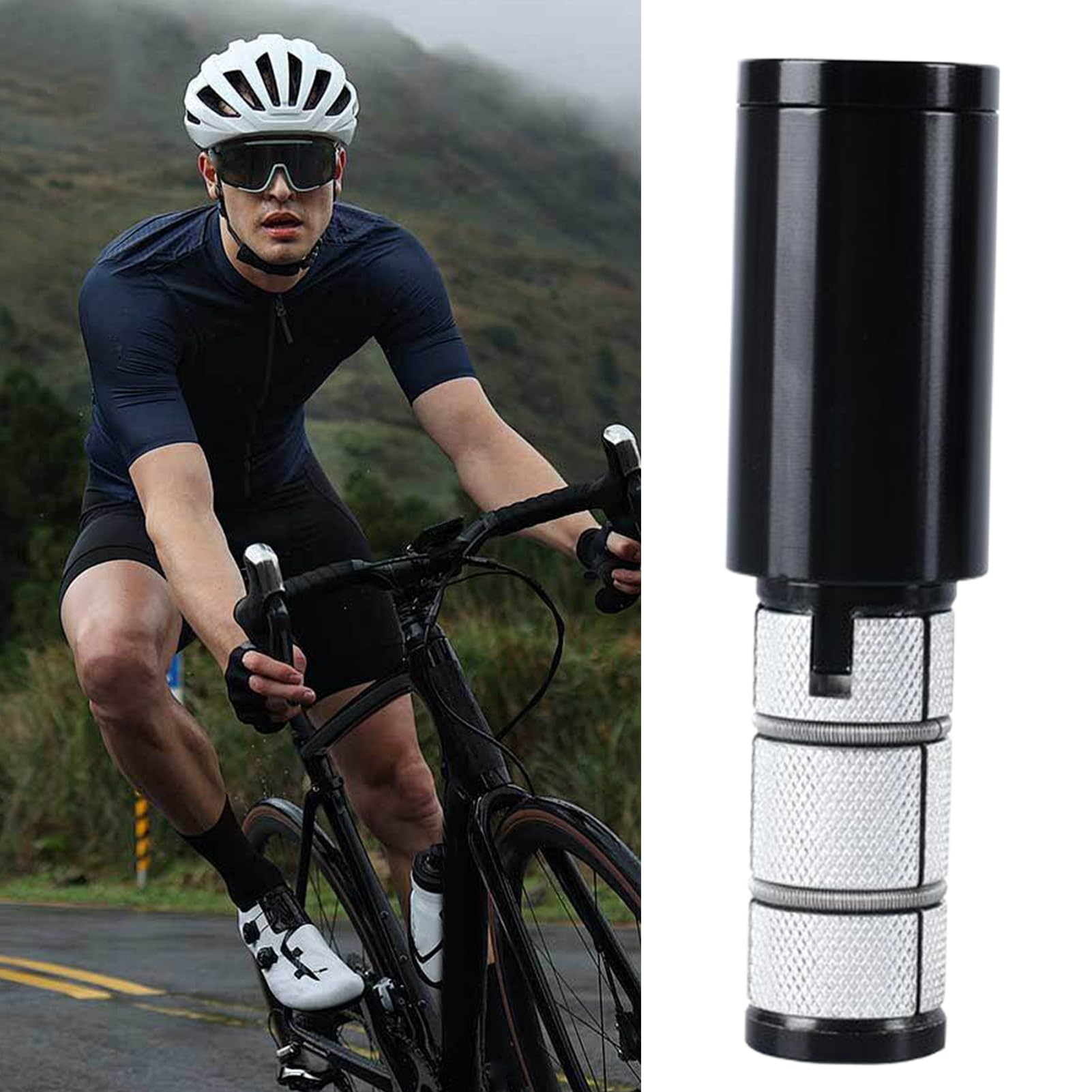 gabelschaft verlängern rennrad Generisch Fahrrad Lenkervorbau, Fahrrad Gabelschaftverlängerung, Passend Für 28,6mm Anfänger Trail Pendler Einsatz Sport & Freizeit Choose Option:Pedals 9/16