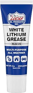 Lucas Oil 10533 White Lithium Grease - 8 oz. Squeeze Tube (12 Pack)