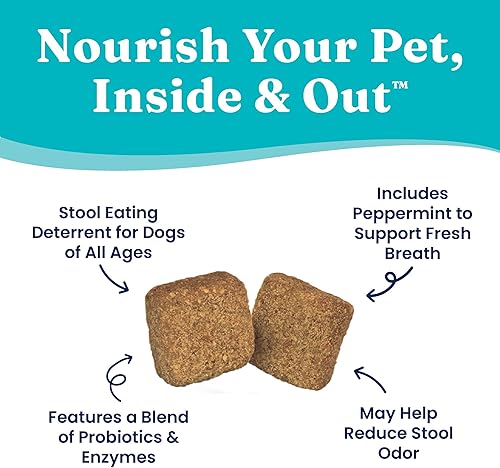 Miniatura 3 de Solid Gold Masticables sin caca para perros, disuasorio de la coprofagia y disuasorio para comer heces para perros que comen caca de perro, deja