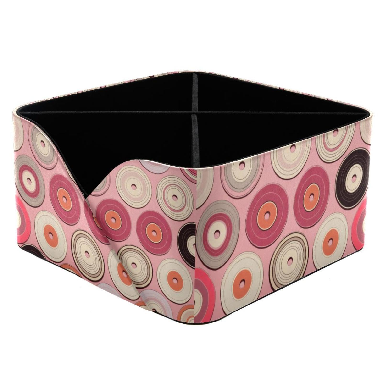 Porte-stylo rectangulaire et organisateur rose pour bureau de bureau