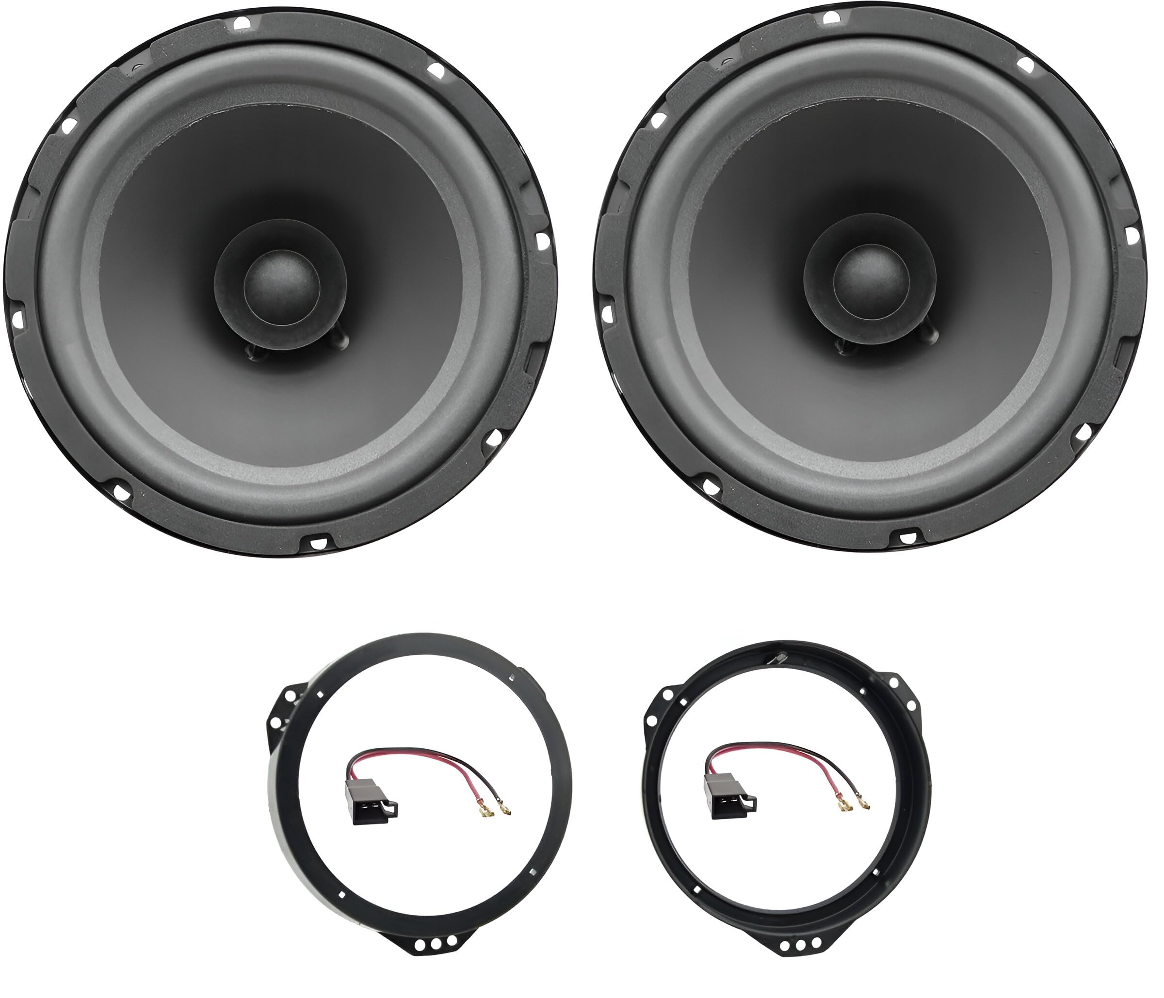 Sound-way Altavoces Autoradio 16,5 cm, 120 watt compatible con Fiat, Opel, Citroen Jumper, Peugeot Boxer, Renault Trafic