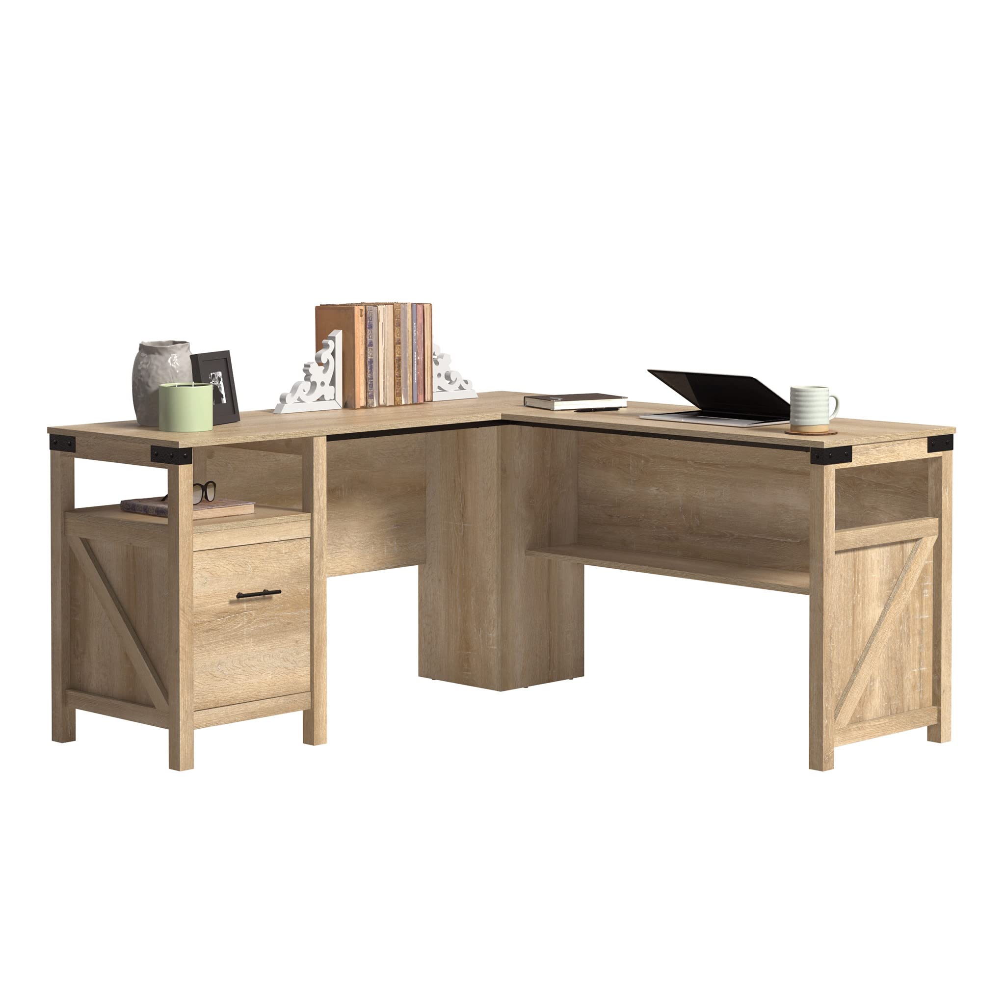 TEKNIK Home Study Lshaped Office Desk Slate atelieryuwa.ciao.jp