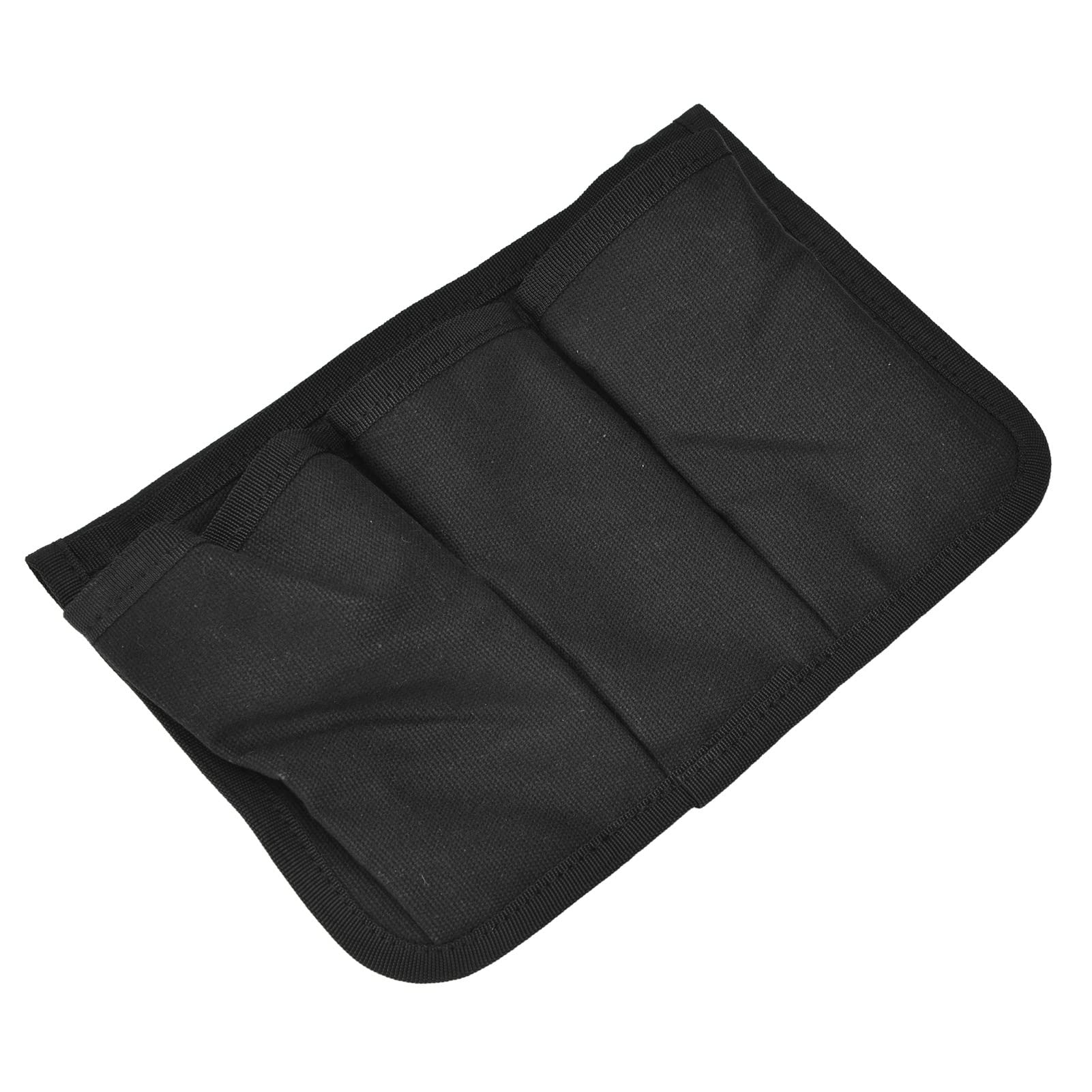 Alomejor Sac De Rangement D’Accoudoir De Chaise De Camping - 3 Poches Latérales, Noir