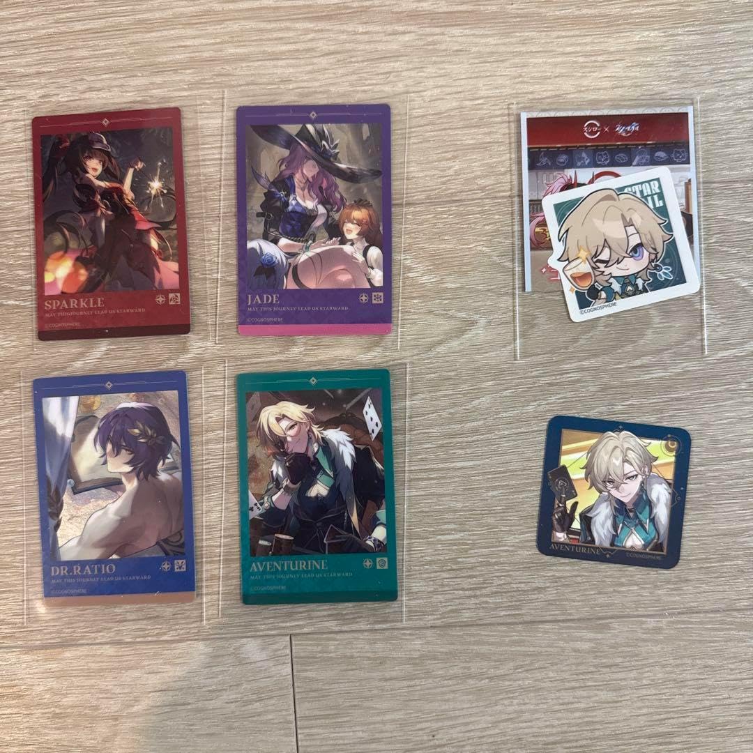 崩壊:スターレイル × スシロー メタリックカード前半 全4種セット