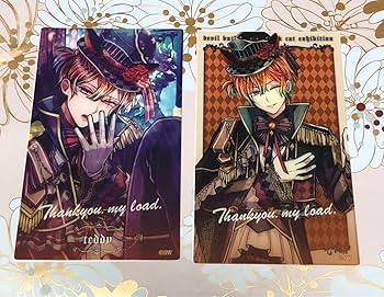Amazon.co.jp: あくねこ展 テディ クリアカード ノーマル 悪魔執事と