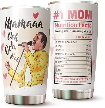 Best Mom Ever Gift From Daughter - Happy Birthday and Mothers Day - Mama Ooh Tumbler 20oz