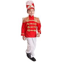 Dress Up America Drum Major Costume for Kids - Red Marching Band Uniform for Boys