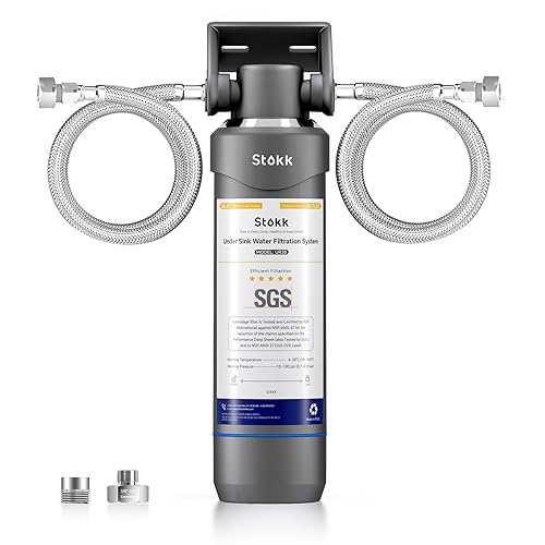 Miniatura 9 de Stokk UR30 Filtro de agua para debajo del fregadero, reduce el cloro, el mal sabor y el olor, 16,000 galones de filtro de agua para debajo de la