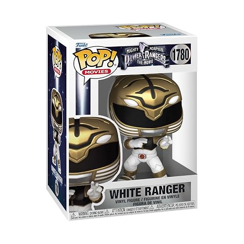 Funko Pop! Movies: Mighty Morphin Power Rangers: The Movie - White Ranger - Power Rangers Movie - Collectable Vinyl Figure - Gift Idea - Official Merchandise - Toys for Kids & Adults - Movies Fans