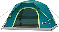 Vista 24 de CAMPROS CP Tents for Camping 2/4/6 Person Tent Waterproof Windproof Double Layer Camping Tent, Easy Setup Dome Tent with Large Mesh Windows & Wider
